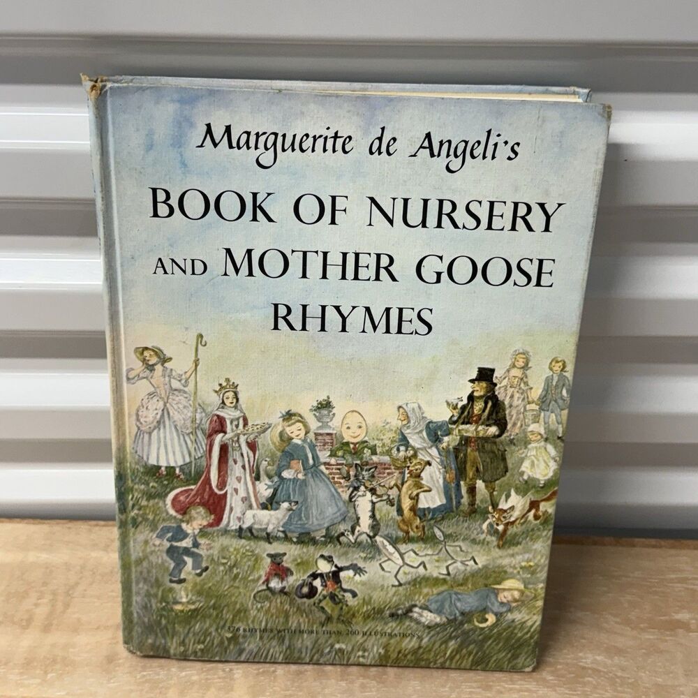 1954 Marguerite de Angeli Mother Goose Nursery Rhymes HC Caldecott Honor